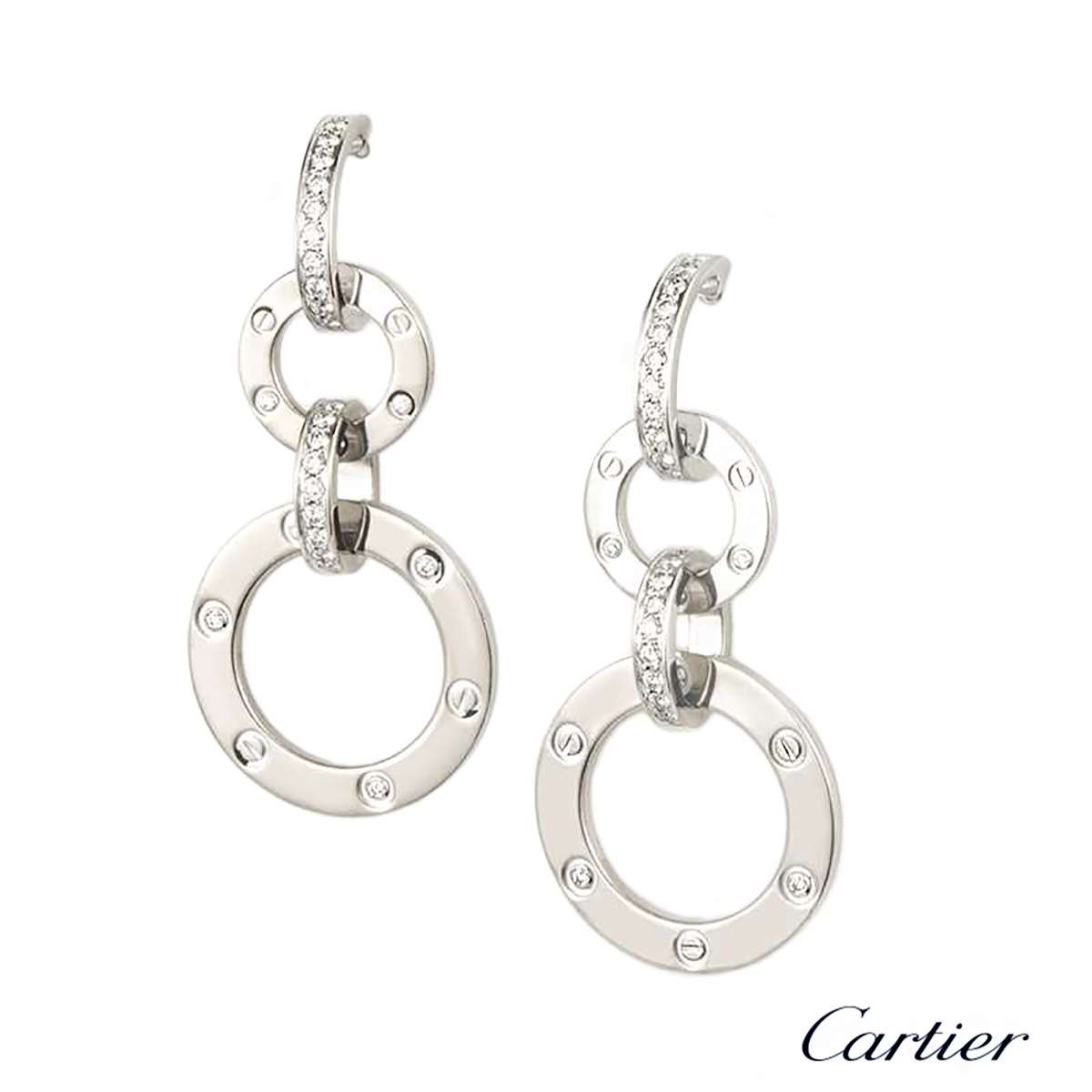 cartier signature earrings